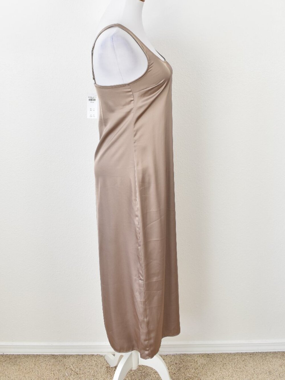 Abercrombie & Fitch Satin Midi Slip Dress NEW - XS - Picture 7 of 9